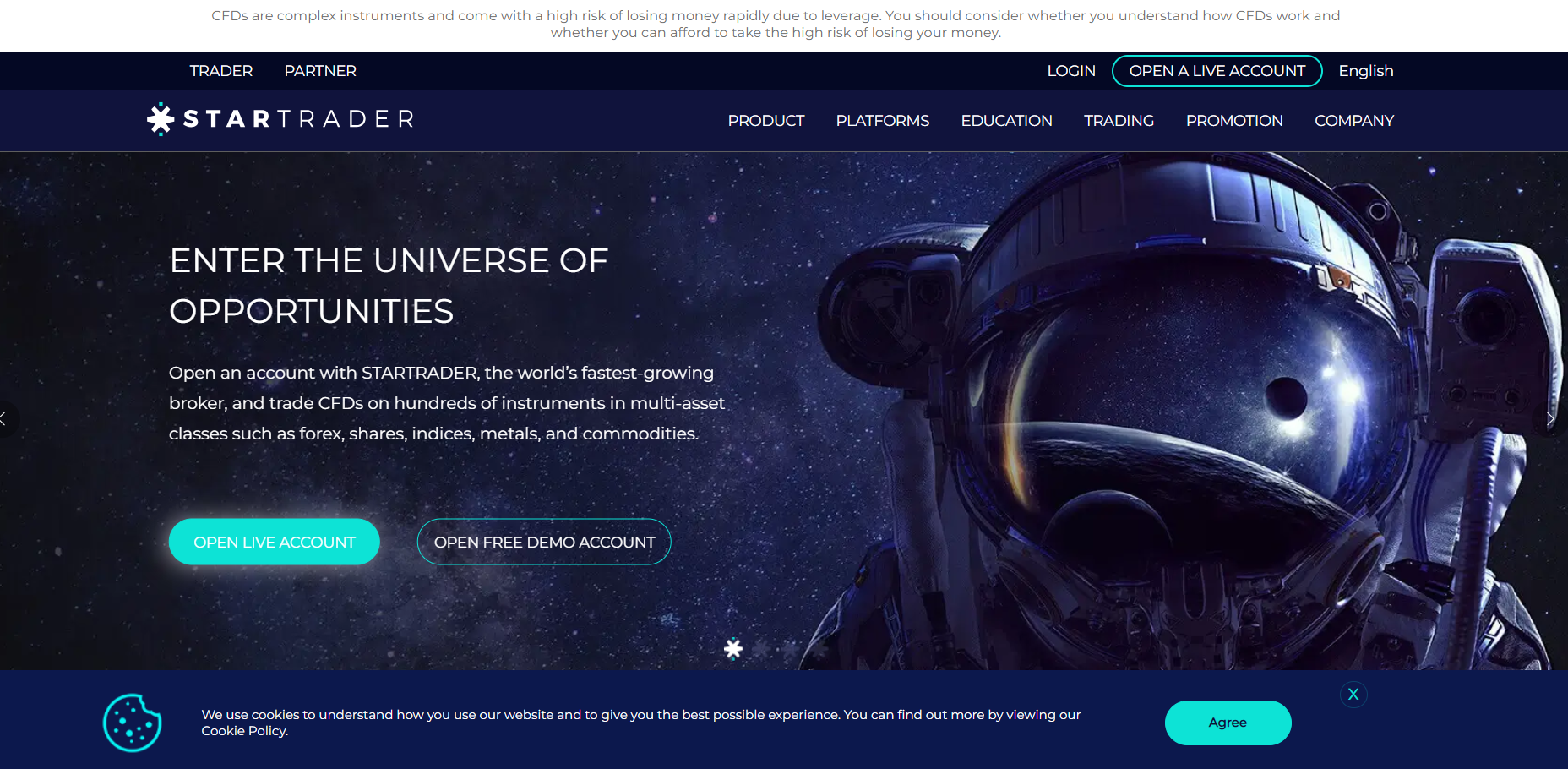 Introduction to STARTRADER(Startrader.com Scam?)